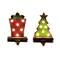 Glitzhome® LED Tree & Gift Box Stocking Holder Set
